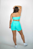 Sea Green Strapless Top