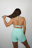 Mint Green Triangle Halter Top
